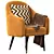 Sleek Deephouse Armchair 3D model small image 2