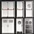 High-Tech Pivot Point Doors 3D model small image 1