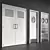 High-Tech Pivot Point Doors 3D model small image 2