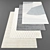 Modern Style Rug Set 3D model small image 1