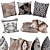 Cozy Chic Decorative Pillows 3D model small image 1