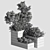 Outdoor Tree Plant Box Set: Versatile & Stylish 3D model small image 4