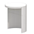 Elegant Olivya Stone Side Table 3D model small image 2