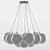 Elegant Maybel Chandelier: Achieve stunning lighting 3D model small image 3