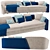 Modular STRATUM Sofa: Stylish and Comfortable 3D model small image 1