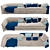 Modular STRATUM Sofa: Stylish and Comfortable 3D model small image 2