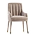 Modern Dining Chair: Sleek and Stylish 3D model small image 1
