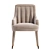 Modern Dining Chair: Sleek and Stylish 3D model small image 2
