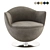 Dalia Lounge Chair: Modern Comfort 3D model small image 1