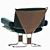 Tobolski Leather Lounger 3D model small image 2