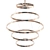 Eichholtz Elements Chandelier: Timeless Elegance 3D model small image 1