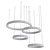 Sleek Halo Pendant Light 3D model small image 2