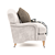 Relaxation Station: Luxury Lounge Armchair 3D model small image 3