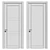 Elegant Interior Door 3D model small image 2