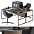 Modern Office Furniture Set 3D model small image 1