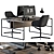 Modern Office Furniture Set 3D model small image 2