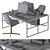 Modern Office Furniture Set 3D model small image 5