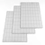 Versatile Collection of 4 Modern Rugs 3D model small image 2