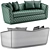 Arabella Velvet Sofa: Luxurious and Timeless 3D model small image 5