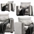 Mauro Armchair: Luxurious Comfort for Your Home 3D model small image 5