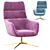 Eichholtz Swivel Chair: Stylish Comfort for Your Space 3D model small image 1