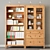 Hemnes Storage Combination - White Stained Oak 3D model small image 8