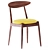 Vintage Elegance: Wohlert Louisiana Chair 3D model small image 1