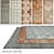Luxury DOVLET HOUSE Carpets Collection (5 pieces) 3D model small image 1