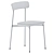 Elegant Crawford Dining Chair 3D model small image 3