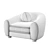 EICHHOLTZ FREUD Chair: Sophisticated Comfort 3D model small image 5