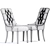 Elegant Casamilano Tangeri Dining Set 3D model small image 3