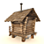 Versatile Wooden Playhouse 3D model small image 3