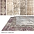 Carpets DOVLET HOUSE 5pcs - Premium Wool & Art Silk Blend 3D model small image 1