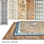 DOVLET HOUSE Carpets Set - 5 Pieces (661) 3D model small image 1
