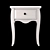 Elegant Lison Bedside Table - La Redoute Intérieurs 3D model small image 5