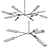 Elegant High-Line Chandelier 3D model small image 2