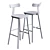 Maruni T3 High Bar Stool: Elegant Design & Versatile Choices 3D model small image 5