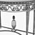 Opulent Louis XVI Giltwood Console 3D model small image 4