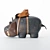 Adorable Hippo Backpack 3D model small image 3