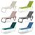 Gardenella Sling Chaise 3D model small image 2