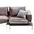 Elegant Lifesteel Sofa by Flexform 3D model small image 3