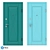 Classic Entrance Door - Cross-62 with PSS 3D model small image 4