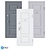 Classic Entrance Door - Cross-63 | PSS 3D model small image 2