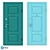 Classic Entrance Door - Cross-63 | PSS 3D model small image 4