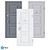 Classic Entrance Door (Romb-60) - PSS 3D model small image 2