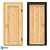 Modern Loft-136 Entrance Door - PSS 3D model small image 1