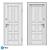 Classic Eco Entrance Door - ECO-67 3D model small image 3