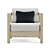 ARCA Modern Armchair 3D model small image 2