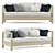 ARCA Contemporary Sofa 3D model small image 3