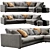 Modern Linteloo Mauro Sectional: Luxurious Comfort 3D model small image 2